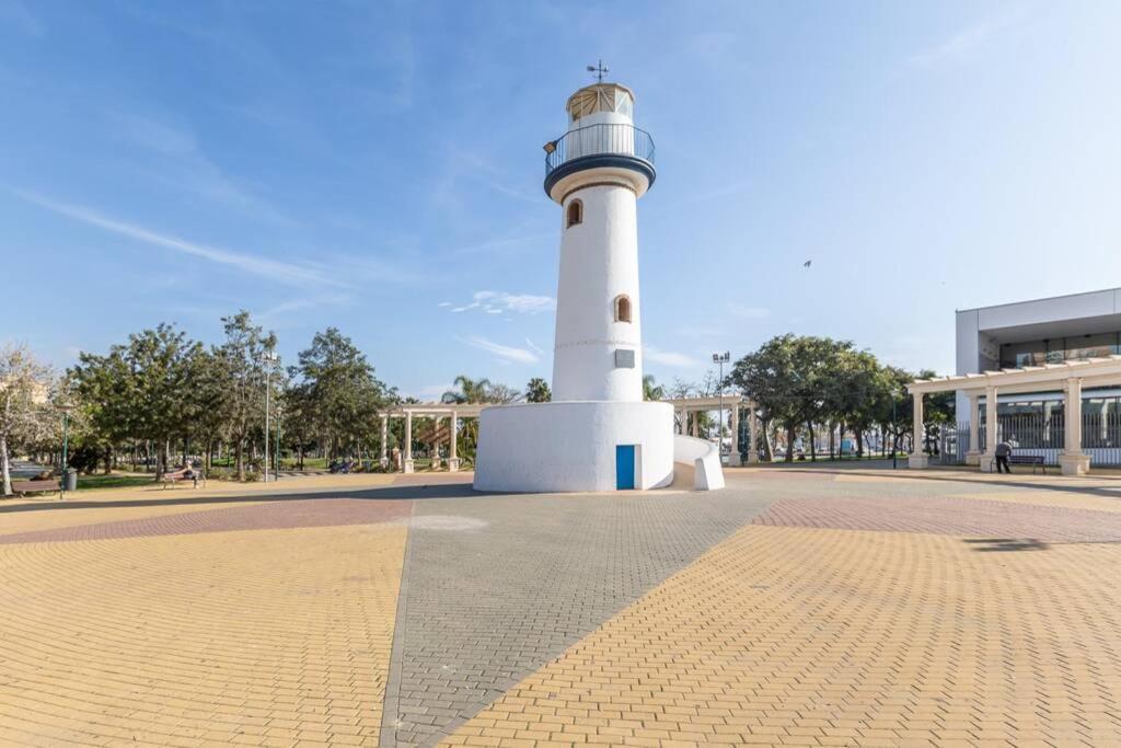 Playa Huelin Apartamento Lejlighed Málaga Eksteriør billede